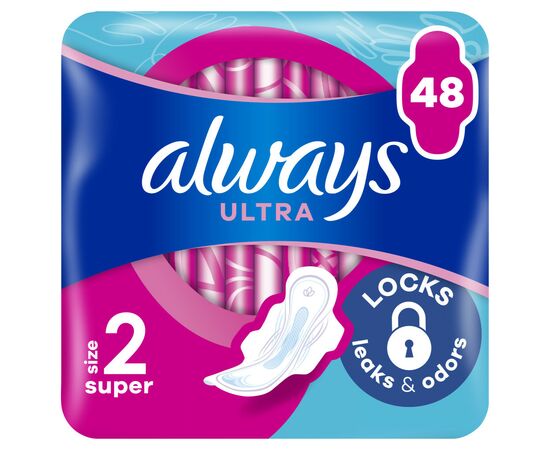 Гигиенические прокладки Always Ultra Super (Размер 2) 48 шт. (8700216450294), изображение 3 Гигиенические прокладки Always Ultra Super (Размер 2) 48 шт. (8700216450294), изображение 3