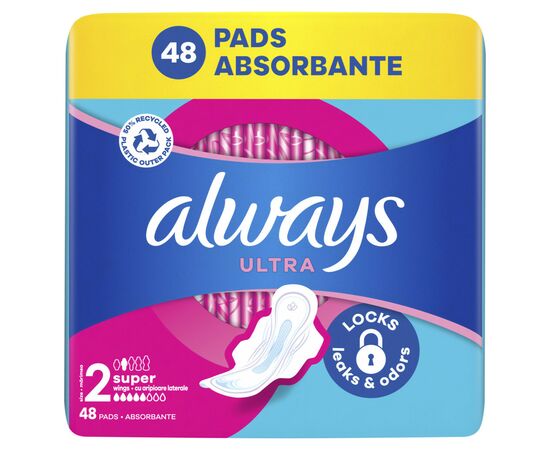 Гигиенические прокладки Always Ultra Super (Размер 2) 48 шт. (8700216450294)