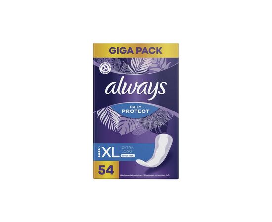 Ежедневные прокладки Always Daily Protect XL Нейтрализация запаха 54 шт. (8700216462044), изображение 2 Ежедневные прокладки Always Daily Protect XL Нейтрализация запаха 54 шт. (8700216462044), изображение 2