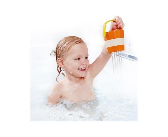 Игрушка для ванной Hape Счастливые ведерки 3 шт (E0205), изображение 5 Игрушка для ванной Hape Счастливые ведерки 3 шт (E0205), изображение 5