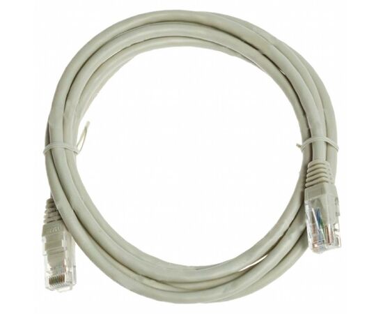 Патч-корд 1м, UTP, cat.6, CU, 24AWG, grey Kingda (KD-PAUT6100GY)
