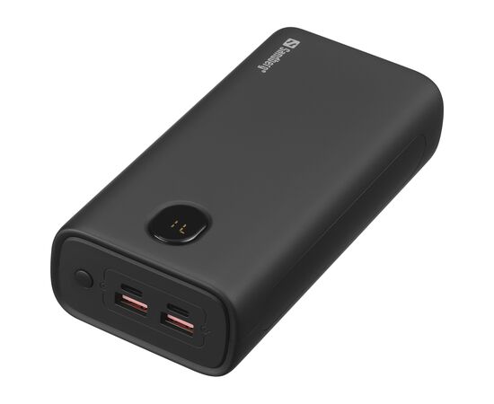 Батарея универсальная Sandberg 30000mAh, PD/20W, QC/3.0, USB-C*2, USB-A*2, LED flashlight 2W (420-68), изображение 3 Батарея универсальная Sandberg 30000mAh, PD/20W, QC/3.0, USB-C*2, USB-A*2, LED flashlight 2W (420-68), изображение 3