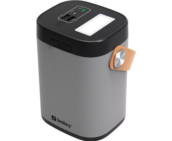 Батарея универсальная Sandberg 60000mAh, PD/20W, QC/3.0, USB-C, USB-A*2(22.5W total), flashlight 3W (420-71), изображение 2 Батарея универсальная Sandberg 60000mAh, PD/20W, QC/3.0, USB-C, USB-A*2(22.5W total), flashlight 3W (420-71), изображение 2