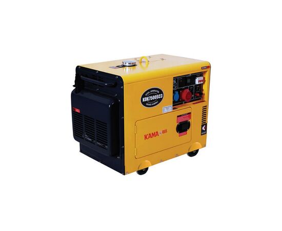 Генератор KAMA KDK7500SC3, 230/400V, 50Hz, 5.5kW, 6.9KVA, 14.5л (KDK7500SC3)