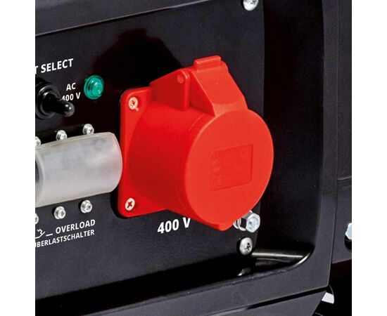 Генератор Einhell TC-PG 55/E5, 230V/380V (1/3 фазы), 3.6/5.5kW, электростарт, AVR, 83кг (4152562), изображение 5 Генератор Einhell TC-PG 55/E5, 230V/380V (1/3 фазы), 3.6/5.5kW, электростарт, AVR, 83кг (4152562), изображение 5
