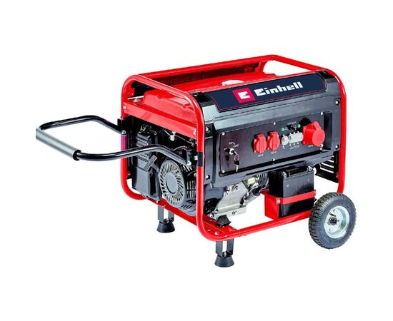 Генератор Einhell TC-PG 55/E5, 230V/380V (1/3 фазы), 3.6/5.5kW, электростарт, AVR, 83кг (4152562)