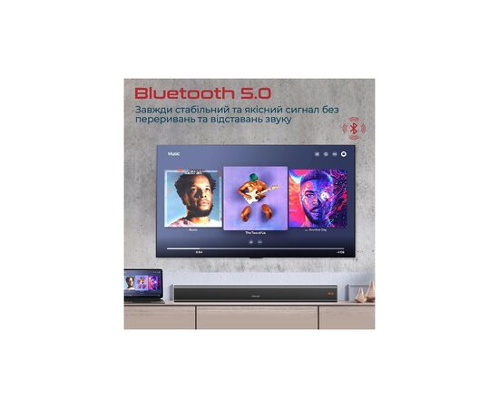 Акустическая система Promate StreamBar-30 Black (streambar-30.black), изображение 4 Акустическая система Promate StreamBar-30 Black (streambar-30.black), изображение 4