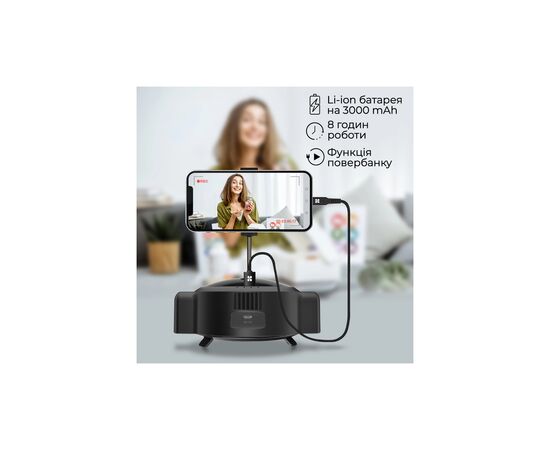 Веб-камера Promate Vision-HD з функцією гучного зв'язку Black (vision-hd.black), изображение 6 Веб-камера Promate Vision-HD з функцією гучного зв'язку Black (vision-hd.black), изображение 6