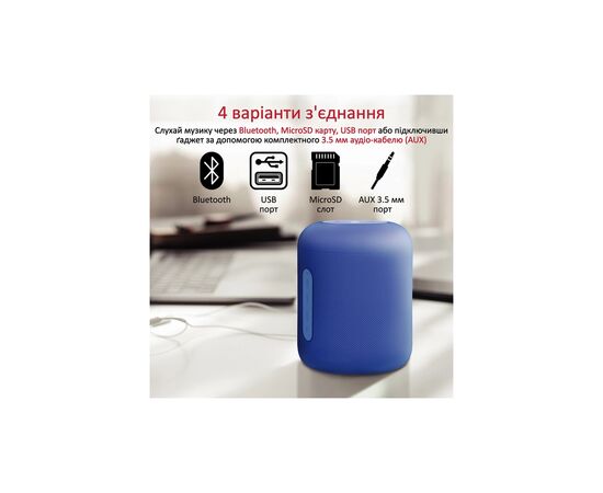 Акустическая система Promate Boom-10 Blue (boom-10.blue), изображение 6 Акустическая система Promate Boom-10 Blue (boom-10.blue), изображение 6