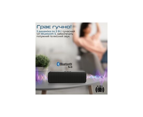 Акустическая система Promate Capsule-2 Black (capsule-2.black), изображение 3 Акустическая система Promate Capsule-2 Black (capsule-2.black), изображение 3
