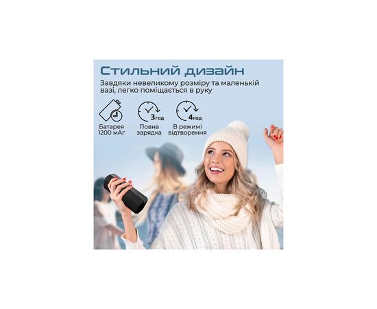 Акустическая система Promate Capsule-2 Black (capsule-2.black), изображение 6 Акустическая система Promate Capsule-2 Black (capsule-2.black), изображение 6