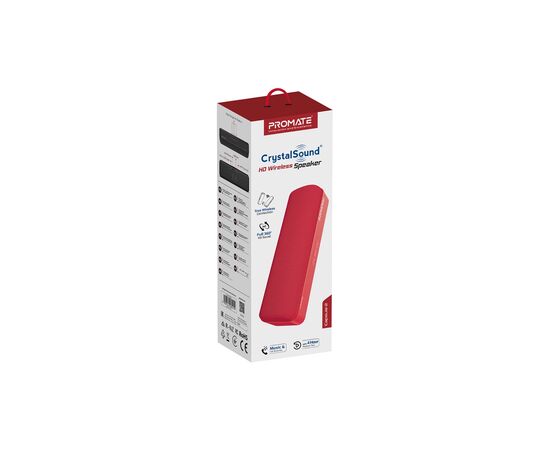 Акустическая система Promate Capsule-2 Red (capsule-2.red), изображение 2 Акустическая система Promate Capsule-2 Red (capsule-2.red), изображение 2