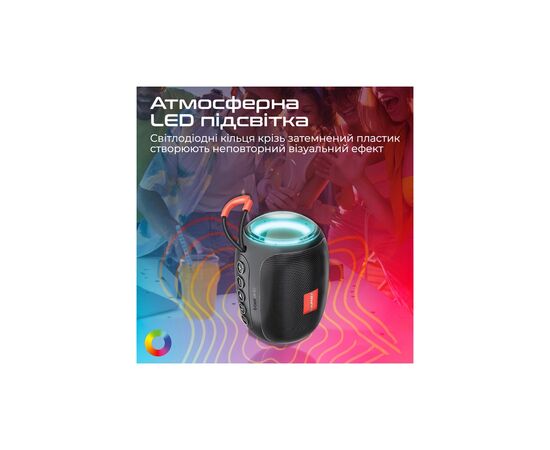 Акустическая система Promate Capsule-3 Black (capsule-3.black), изображение 4 Акустическая система Promate Capsule-3 Black (capsule-3.black), изображение 4