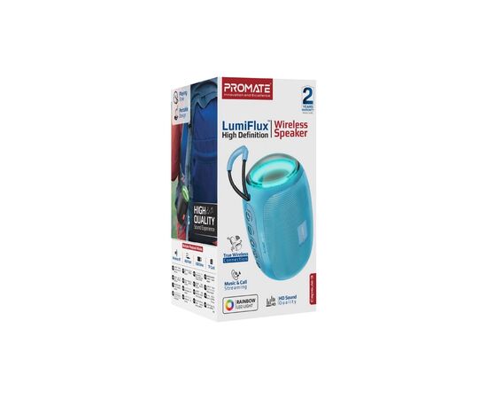 Акустическая система Promate Capsule-3 Blue (capsule-3.blue), изображение 2 Акустическая система Promate Capsule-3 Blue (capsule-3.blue), изображение 2