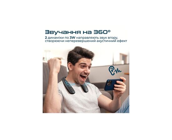 Акустическая система Promate Hook Black (hook.black), изображение 3 Акустическая система Promate Hook Black (hook.black), изображение 3