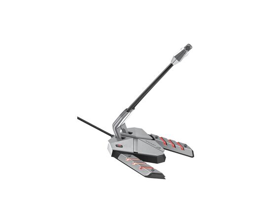 Мікрофон Vertux Streamer-3 LED USB Grey (streamer-3.grey)