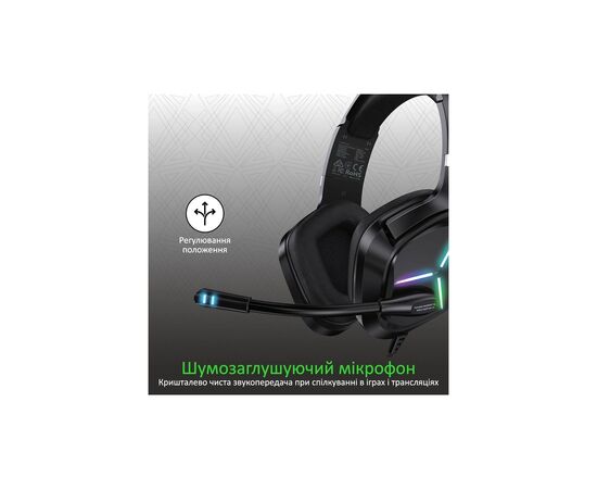 Наушники Vertux Blitz 7.1 USB Black (blitz.black), изображение 3 Наушники Vertux Blitz 7.1 USB Black (blitz.black), изображение 3