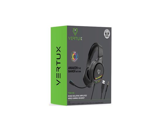 Наушники Vertux Tokyo 7.1 Mini Jack 3.5мм Black (tokyo.black), изображение 2 Наушники Vertux Tokyo 7.1 Mini Jack 3.5мм Black (tokyo.black), изображение 2