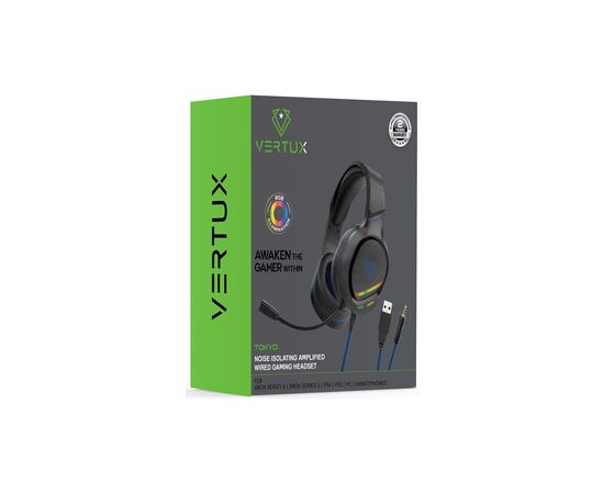 Наушники Vertux Tokyo 7.1 Mini Jack 3.5мм Blue (tokyo.blue), изображение 2 Наушники Vertux Tokyo 7.1 Mini Jack 3.5мм Blue (tokyo.blue), изображение 2