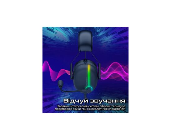 Наушники Vertux Warfare 7.1 USB Black (warfare.black), изображение 3 Наушники Vertux Warfare 7.1 USB Black (warfare.black), изображение 3