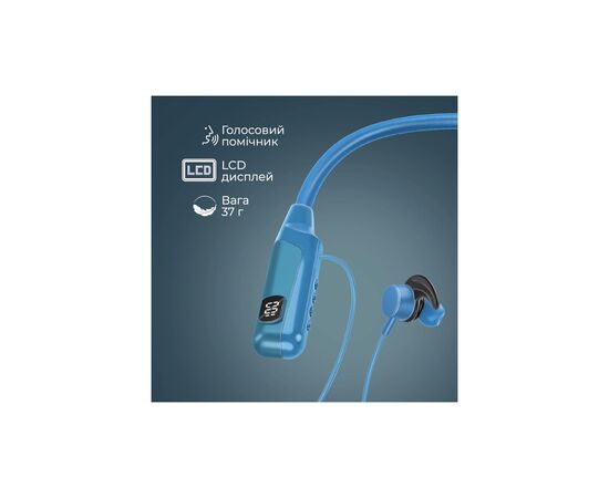 Наушники Promate Blend Blue (blend.blue), изображение 10 Наушники Promate Blend Blue (blend.blue), изображение 10