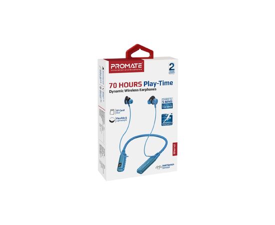 Наушники Promate Blend Blue (blend.blue), изображение 2 Наушники Promate Blend Blue (blend.blue), изображение 2