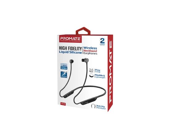 Навушники Promate Civil Black (civil.black), зображення 2 Навушники Promate Civil Black (civil.black), зображення 2