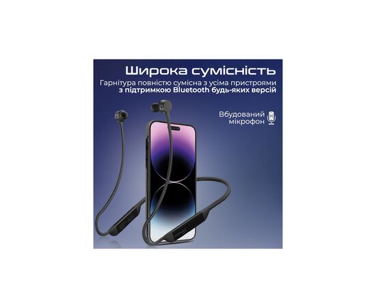 Навушники Promate Civil Black (civil.black), зображення 7 Навушники Promate Civil Black (civil.black), зображення 7