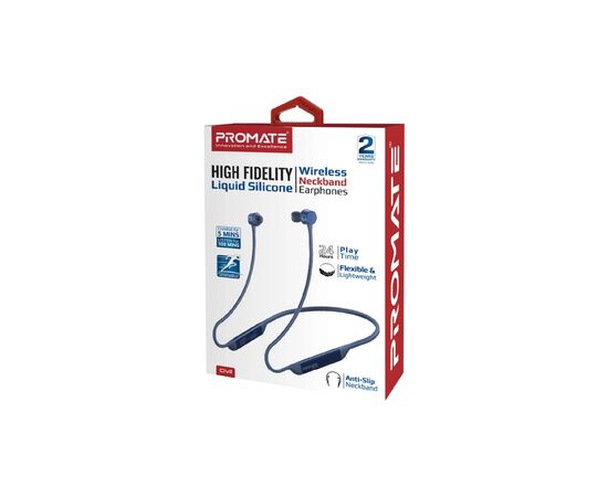 Навушники Promate Civil Blue (civil.blue), зображення 2 Навушники Promate Civil Blue (civil.blue), зображення 2