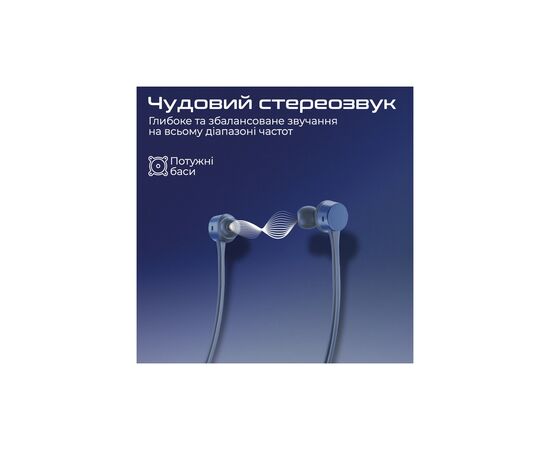 Навушники Promate Civil Blue (civil.blue), зображення 5 Навушники Promate Civil Blue (civil.blue), зображення 5