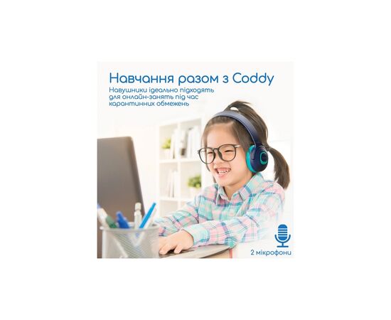 Наушники Promate Coddy Aqua (coddy.aqua), изображение 3 Наушники Promate Coddy Aqua (coddy.aqua), изображение 3
