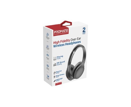 Наушники Promate LaBoca-Pro Black (laboca-pro.black), изображение 2 Наушники Promate LaBoca-Pro Black (laboca-pro.black), изображение 2