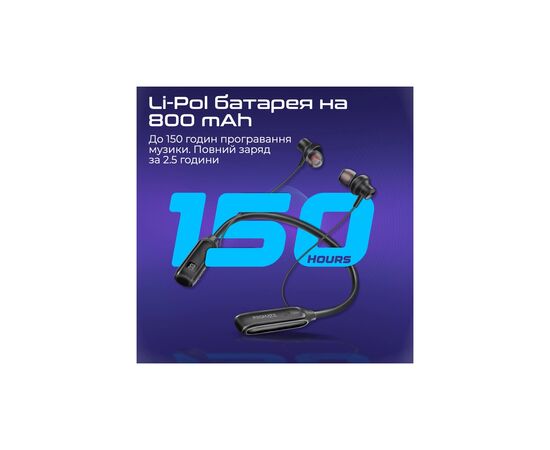 Наушники Promate Leap Black (leap.black), изображение 5 Наушники Promate Leap Black (leap.black), изображение 5