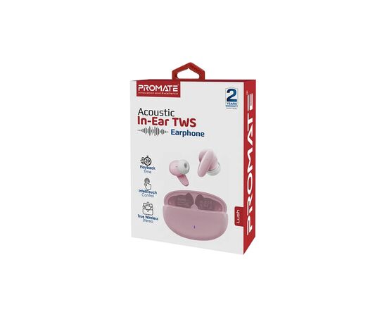 Наушники Promate Lush Pink (lush.pink), изображение 2 Наушники Promate Lush Pink (lush.pink), изображение 2