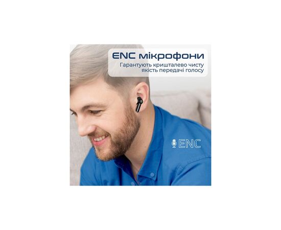 Наушники Promate ProPods Black (propods.black), изображение 6 Наушники Promate ProPods Black (propods.black), изображение 6