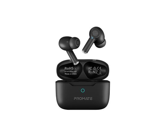 Наушники Promate ProPods Black (propods.black)