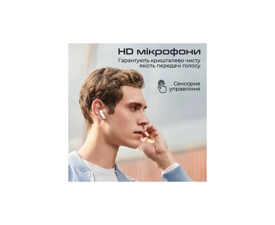 Наушники Promate TransPods White (transpods.white), изображение 5 Наушники Promate TransPods White (transpods.white), изображение 5