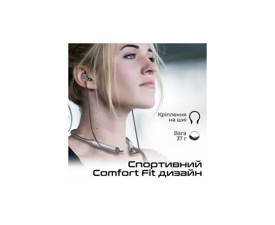 Наушники Promate ANC Velcon Grey (velcon.grey), изображение 4 Наушники Promate ANC Velcon Grey (velcon.grey), изображение 4