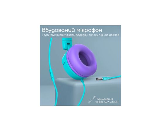Навушники Promate Jewel Aqua (jewel.aqua), зображення 7 Навушники Promate Jewel Aqua (jewel.aqua), зображення 7