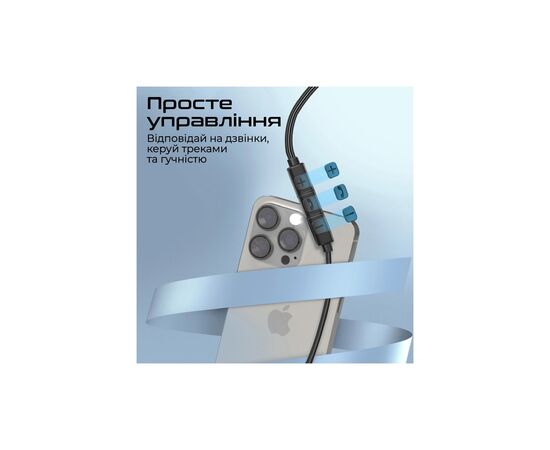Наушники Promate Silken-C Grey (silken-c.grey), изображение 6 Наушники Promate Silken-C Grey (silken-c.grey), изображение 6