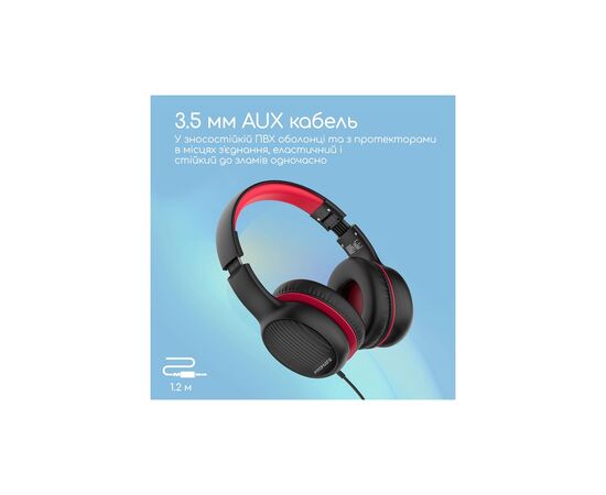 Наушники Promate Simba Onyx (simba.onyx), изображение 7 Наушники Promate Simba Onyx (simba.onyx), изображение 7