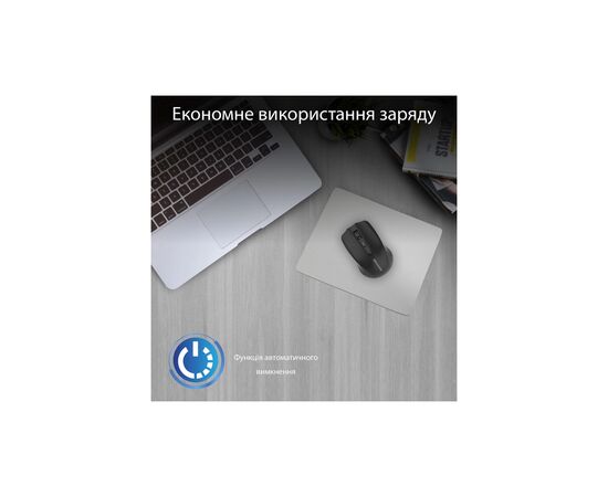 Мышка Promate Clix-8 Wireless Black (clix-8.black), изображение 4 Мышка Promate Clix-8 Wireless Black (clix-8.black), изображение 4