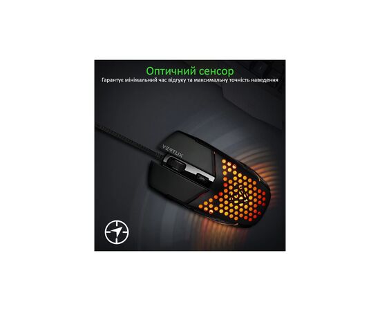Мышка Vertux Katana USB Black (katana.black), изображение 2 Мышка Vertux Katana USB Black (katana.black), изображение 2