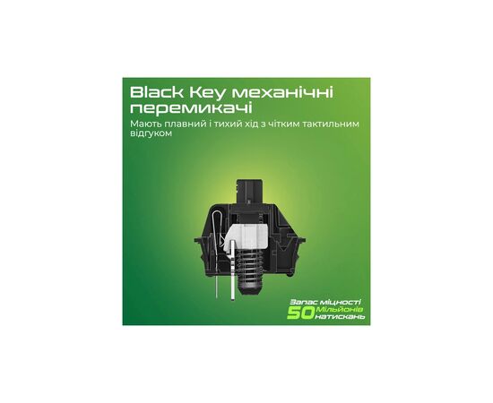 Клавіатура Vertux Tungsten USB Black (tungsten.black), зображення 2 Клавіатура Vertux Tungsten USB Black (tungsten.black), зображення 2