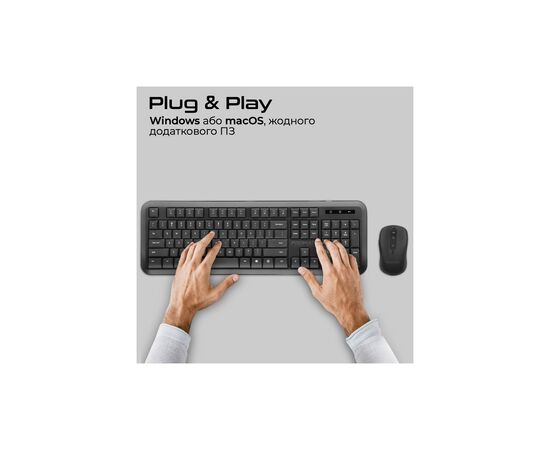 Комплект Promate ProCombo-6 Wireless Black (procombo-6), изображение 6 Комплект Promate ProCombo-6 Wireless Black (procombo-6), изображение 6