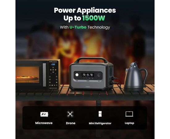 Зарядная станция Ugreen PowerRoam 600 (GS600), изображение 6 Зарядная станция Ugreen PowerRoam 600 (GS600), изображение 6