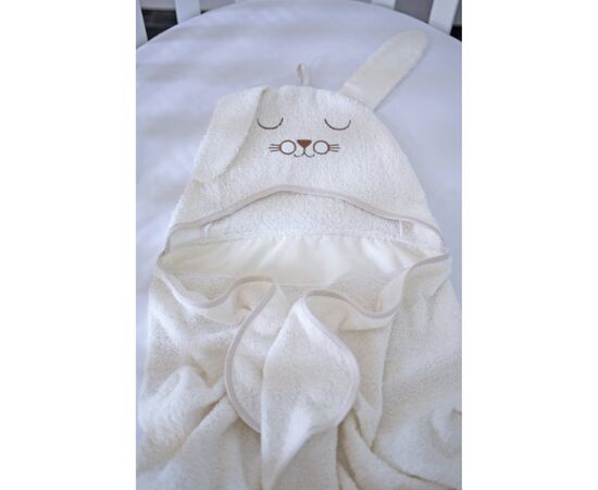 Пеленки для младенцев Верес Пеленка для купания Baby Veres "Bunny milk" 80*120 (190.07-1), изображение 2 Пеленки для младенцев Верес Пеленка для купания Baby Veres "Bunny milk" 80*120 (190.07-1), изображение 2