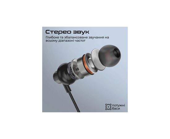 Наушники Promate Silken-C Black (silken-c.black), изображение 3 Наушники Promate Silken-C Black (silken-c.black), изображение 3