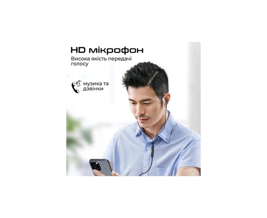 Наушники Promate Silken-C Black (silken-c.black), изображение 5 Наушники Promate Silken-C Black (silken-c.black), изображение 5