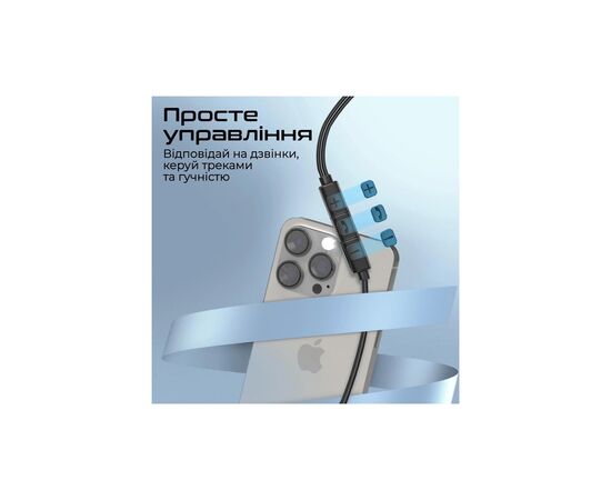 Наушники Promate Silken-C Black (silken-c.black), изображение 6 Наушники Promate Silken-C Black (silken-c.black), изображение 6
